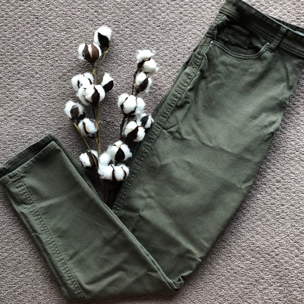 H&M Olive Green Skinny Jeans